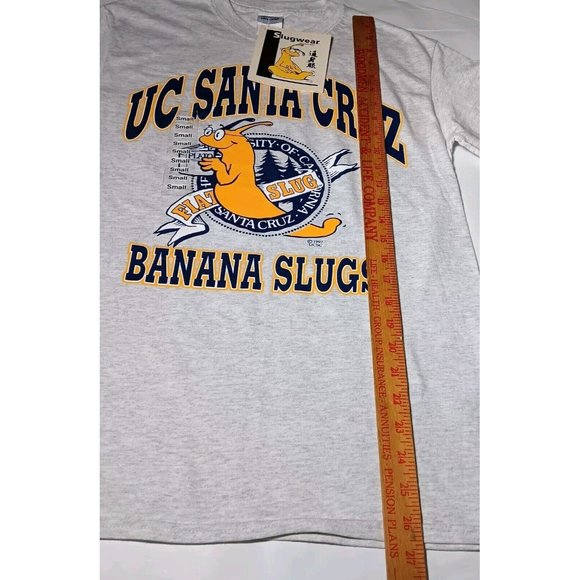 University California Santa Cruz T Shirt S Banana Slug UCSC Vintage NOS Slugwear - Picture 5 of 10
